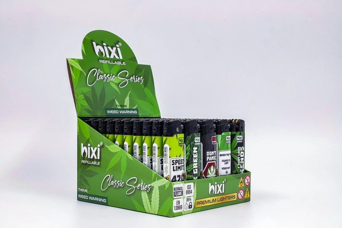 Bixi Mini 'Weed Warnig' - Briquet Climatiquement Neutre - Briquet - Briquet - Beau Design - Design - Bixi - Le Briquet Climatiquement Neutre - 5 Pièces 4 Bixi Mini 'Weed Warnig' - Briquet Climatiquement Neutre - Briquet - Briquet - Beau Design - Design - Bixi - Le Briquet Climatiquement Neutre - 5 Pièces – Image 2