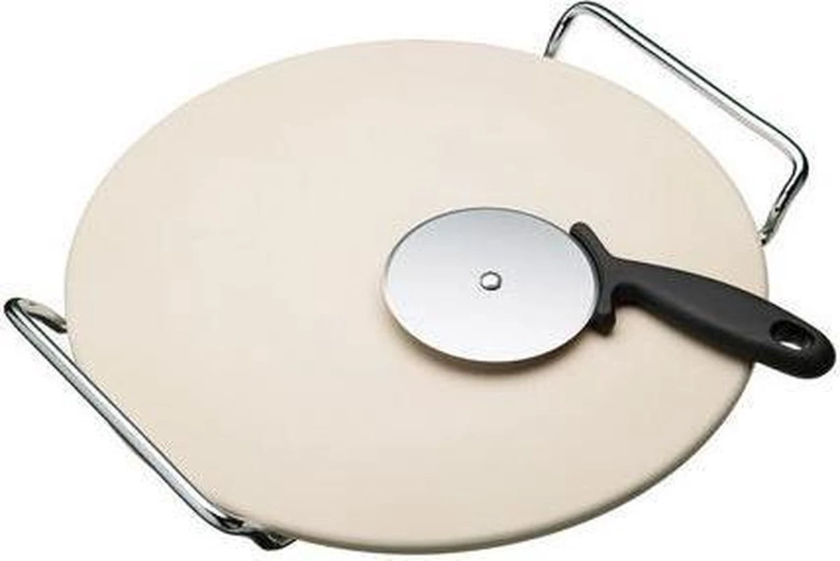 Ensemble à Pizza KitchenCraft - Pierre à Pizza, Couteau Et Support De Service - Collection Italienne | Artisanat De Cuisine 3 Ensemble à Pizza KitchenCraft - Pierre à Pizza, Couteau Et Support De Service - Collection Italienne | Artisanat De Cuisine