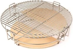 Landmann - Kamado - 26 Pouces - Grijs - Modèle De Table - Surface De Cuisson De 57 Cm - Avec Thermomètre - Avec Base Et Poignées - Double Paroi Et Isolé - Oeuf BBQ -Magasin D'Accessoires Pour Barbecue 1200x804