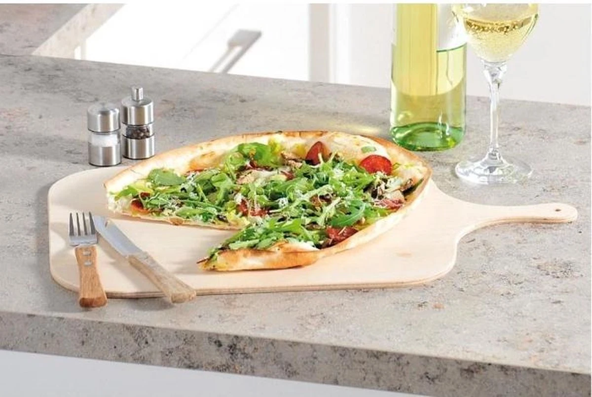 Cuillère à Pizza En Bois FSC® Avec Poignée | Spatule à Pizza | Cuillère à Pain | Pelle à Pizza Carrée | Faible. 38 X 32 X 0, 8 Cm. 4 Cuillère à Pizza En Bois FSC® Avec Poignée | Spatule à Pizza | Cuillère à Pain | Pelle à Pizza Carrée | Faible. 38 X 32 X 0, 8 Cm. – Image 2