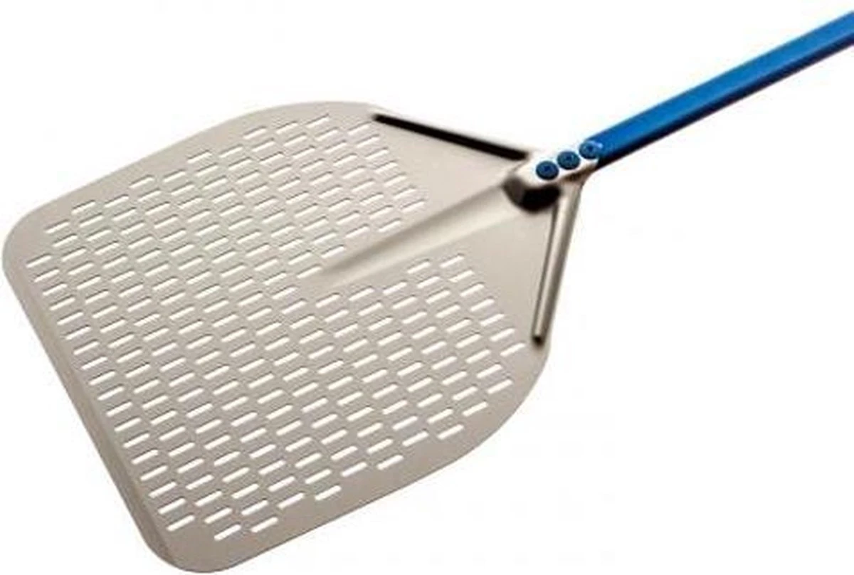 Gi. Métal - Pelle à Pizza Aluminium Rectangulaire Perforé (32RF) - 33x33 Cm 3 Gi. Métal - Pelle à Pizza Aluminium Rectangulaire Perforé (32RF) - 33x33 Cm