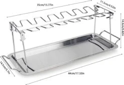 Doodadeals® | Poussin Grillé De Premium Supérieure | ACIER INOXYDABLE | Pour 12 Pilons De Kip | Marinade Et Plat De Service 12 Doodadeals® | Poussin Grillé De Premium Supérieure | ACIER INOXYDABLE | Pour 12 Pilons De Kip | Marinade Et Plat De Service -Magasin D'Accessoires Pour Barbecue 1200x814 1