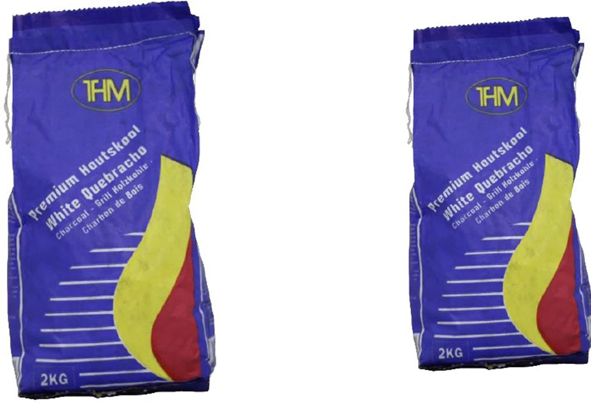 2X Charbon De Bois De 2KG - Pour Le BBQ - Y Compris Les Allume-feux - Barbecue - Charbon De Bois De Bois 4 2X Charbon De Bois De 2KG - Pour Le BBQ - Y Compris Les Allume-feux - Barbecue - Charbon De Bois De Bois – Image 2