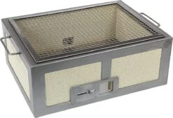 SousVideTools - 16026 - Gril Kasai Konro Medium Large Avec Cadre En Acier Inoxydable - BBQ Hibachi De Style Traditionnel Japonais -Magasin D'Accessoires Pour Barbecue 1200x823