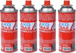 4x Recharge De Bouteilles De Gaz Pour Réchaud De Gaz Butane - 227 Grammes - Recharge De Bidon De Gaz