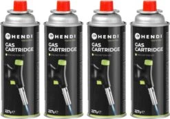 Hendi Butane 4 Bouteilles De Gaz Pour Le Brûleur Hendi Creme Brulee Anti Flakker