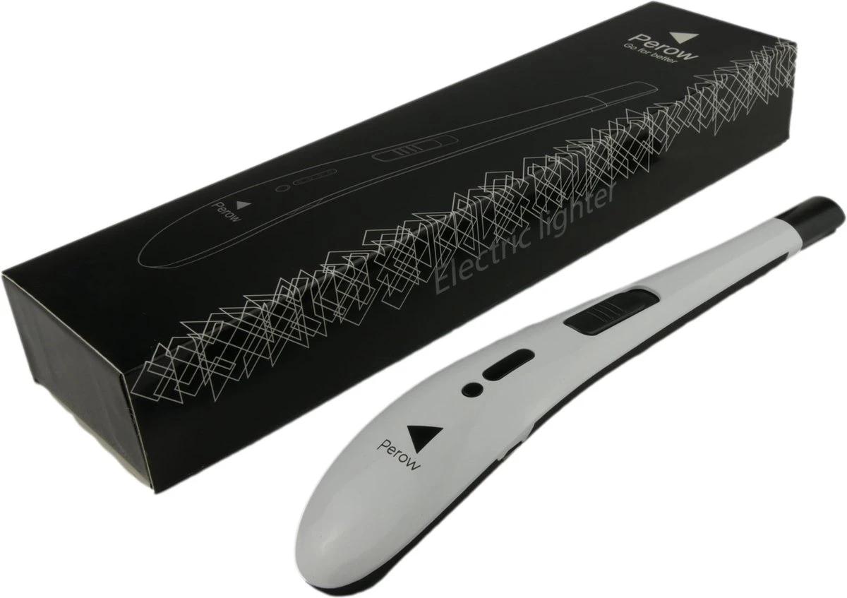 Briquet électrique Long Rechargeable - Blanc - Briquet Plasma Durable - Comprend Une Boîte-cadeau - Barbecue - Bougies 8 Briquet électrique Long Rechargeable - Blanc - Briquet Plasma Durable - Comprend Une Boîte-cadeau - Barbecue - Bougies – Image 6