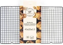 Meyerhoff Bakery Grille De Refroidissement / Grille à Gâteaux 41 X 25 X 1,5 Cm Noir - Grille De Refroidissement Antiadhésive