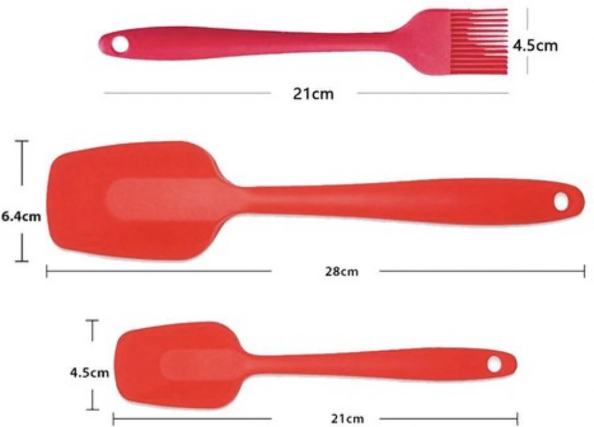 Clins D'oeil | Set De 5 Spatules En Siliconen | Rose Pastel | Cuisine, Pâtisserie, Aide De Cuisine, Cuillère 7 Clins D'oeil | Set De 5 Spatules En Siliconen | Rose Pastel | Cuisine, Pâtisserie, Aide De Cuisine, Cuillère – Image 5
