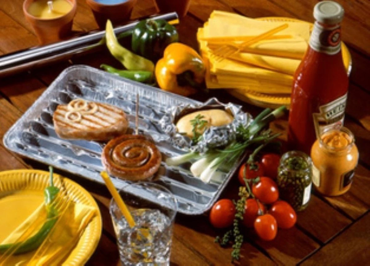 PAPSTAR Plateau Pour Grillades En Aluminium, Rectangulaire 4 PAPSTAR Plateau Pour Grillades En Aluminium, Rectangulaire – Image 2