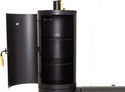 Mustang Fumoir Déporté Georgia XXL - Fumoir - FumoirBarbecue - Barbecue - Bois - Charbon De Bois - Fil D'acier émaillé épais - XXL - 119 KG ! - 175x70x192cm -Magasin D'Accessoires Pour Barbecue 1200x879