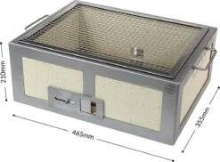 SousVideTools - 16026 - Gril Kasai Konro Medium Large Avec Cadre En Acier Inoxydable - BBQ Hibachi De Style Traditionnel Japonais -Magasin D'Accessoires Pour Barbecue 1200x882