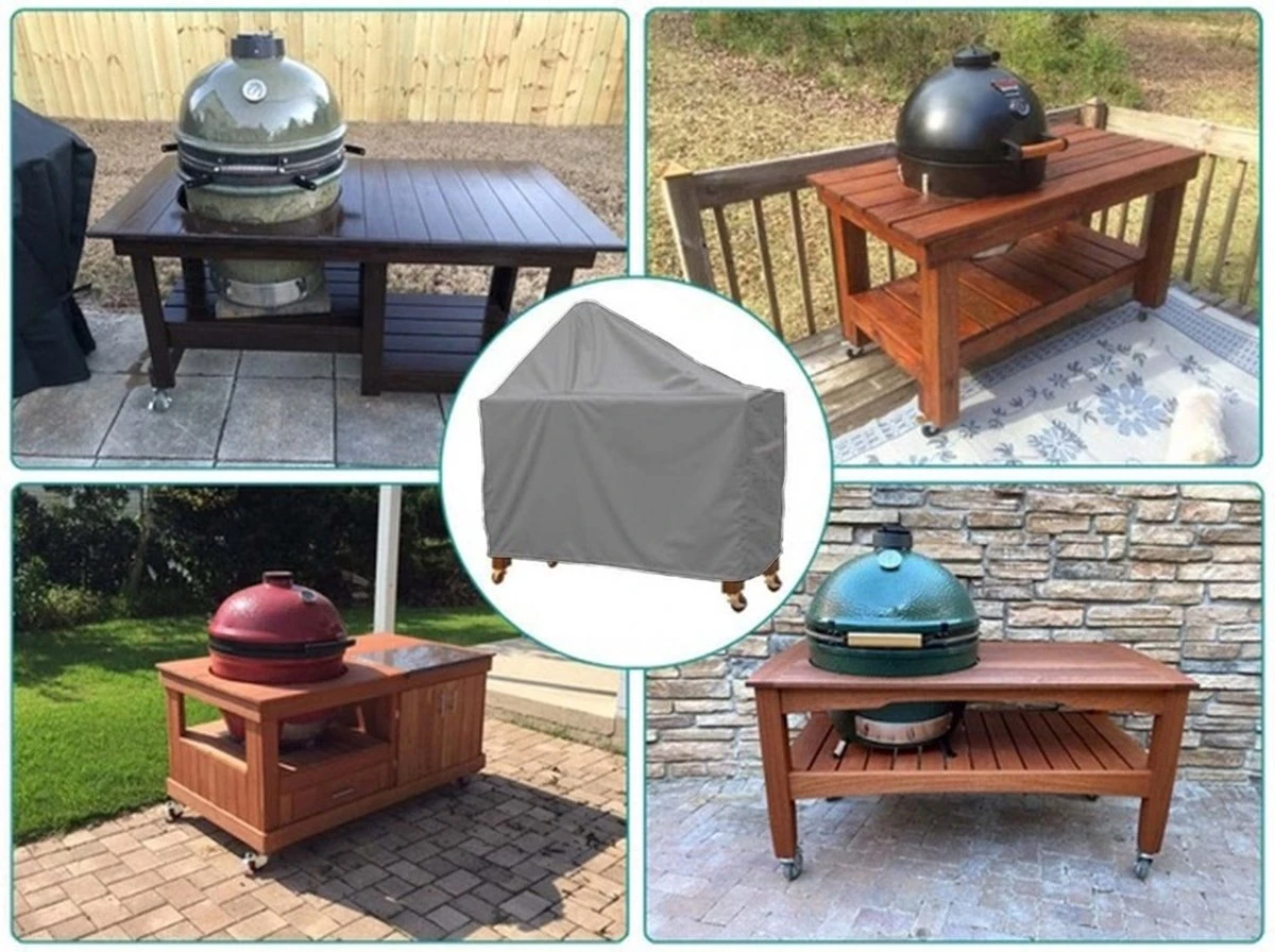 CUHOC Diamond Cover Pour Table Big Green Egg - Table BBQ 170x60x80x140 Cm 10 CUHOC Diamond Cover Pour Table Big Green Egg - Table BBQ 170x60x80x140 Cm – Image 8