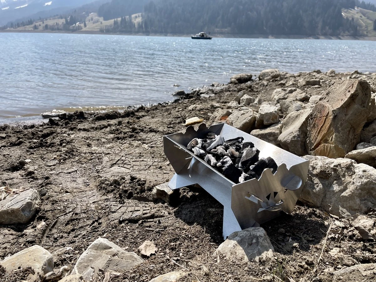 Tecue®️ Barbecue L Mini Barbecue L Grill L Barbecue De Table L Grill à Charbon | Barbecue Pliable | Balcon Barbecue | Barbecue De Voyage L Barbecue De Camping L Métal L Argent 3 Tecue®️ Barbecue L Mini Barbecue L Grill L Barbecue De Table L Grill à Charbon | Barbecue Pliable | Balcon Barbecue | Barbecue De Voyage L Barbecue De Camping L Métal L Argent