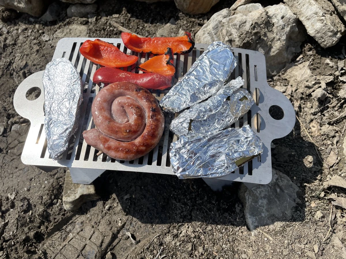 Tecue®️ Barbecue L Mini Barbecue L Grill L Barbecue De Table L Grill à Charbon | Barbecue Pliable | Balcon Barbecue | Barbecue De Voyage L Barbecue De Camping L Métal L Argent 6 Tecue®️ Barbecue L Mini Barbecue L Grill L Barbecue De Table L Grill à Charbon | Barbecue Pliable | Balcon Barbecue | Barbecue De Voyage L Barbecue De Camping L Métal L Argent – Image 4