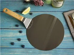 Pelle à Pizza Ronde En Acier Inoxydable Pour Barbecue Ou Four - Manche En Bois 25cm Pelle à Pizza - Spatule à Pizza - Spatule - Pelle à Gâteau -Magasin D'Accessoires Pour Barbecue 1200x900 29
