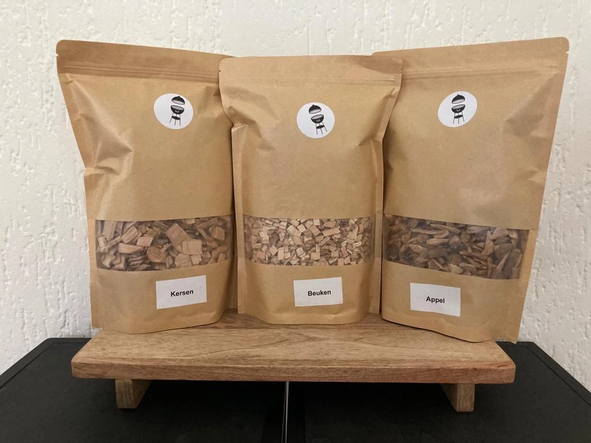 Boîte De Fumage / BBQ / Bac à Fumée / Chip De Fumée / Boîte De Fumée Avec Trois Types De Copeaux De Bois Pomme Cerise Hêtre 5 Boîte De Fumage / BBQ / Bac à Fumée / Chip De Fumée / Boîte De Fumée Avec Trois Types De Copeaux De Bois Pomme Cerise Hêtre – Image 3