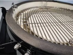 Série Evolve Econ - Barbecue Kamado 24" / 61 CM / XXL - Avec étagères De Table En Bois - Accessoires Gratuits Inclus - Parois En Céramique - Forme D'œuf - Chaleur Directe + Chaleur Indirecte - Ventilation Professionnelle - Thermomètre Intelligent -Magasin D'Accessoires Pour Barbecue 1200x900 6