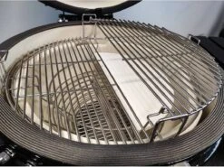 Evolve Advanced Solo - Barbecue Kamado 24" / 61 CM / XXL - Sans Base Ni Tables D'appoint - Accessoires Gratuits Inclus - Parois En Céramique - Forme D'oeuf - Chaleur Directe + Chaleur Indirecte - Ventilation Professionnelle - Thermomètre Intelligent -Magasin D'Accessoires Pour Barbecue 1200x901 2