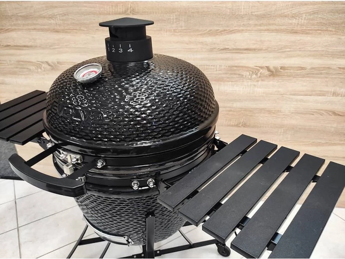 Evolve Advanced - Barbecue Kamado 24" / 61 CM / XXL - Accessoires Gratuits Inclus - Parois En Céramique - Forme D'oeuf - Chaleur Directe + Chaleur Indirecte - Ventilation Professionnelle - Thermomètre Intelligent 6 Evolve Advanced - Barbecue Kamado 24" / 61 CM / XXL - Accessoires Gratuits Inclus - Parois En Céramique - Forme D'oeuf - Chaleur Directe + Chaleur Indirecte - Ventilation Professionnelle - Thermomètre Intelligent – Image 4