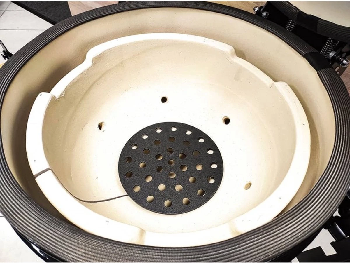 Evolve Advanced - Barbecue Kamado 24" / 61 CM / XXL - Accessoires Gratuits Inclus - Parois En Céramique - Forme D'oeuf - Chaleur Directe + Chaleur Indirecte - Ventilation Professionnelle - Thermomètre Intelligent 7 Evolve Advanced - Barbecue Kamado 24" / 61 CM / XXL - Accessoires Gratuits Inclus - Parois En Céramique - Forme D'oeuf - Chaleur Directe + Chaleur Indirecte - Ventilation Professionnelle - Thermomètre Intelligent – Image 5