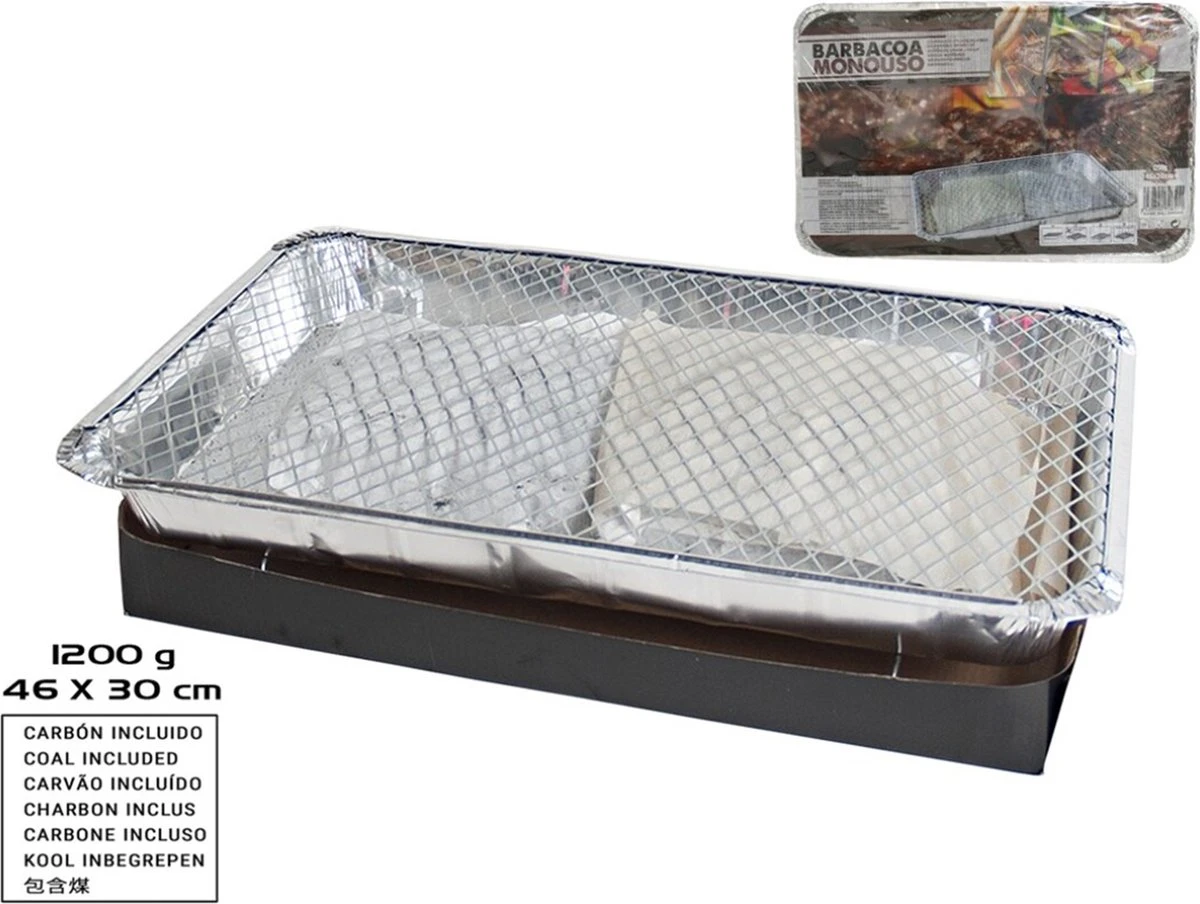 Set Barbecue - Instantané - Jetable - Barbecue Extérieur - Table - Grille - Balcon - Pique-nique - Accessoires Barbecue - Grill - 3 Tailles XL 1200 Grammes , L 600 Grammes , S 376 Grammes 10 Set Barbecue - Instantané - Jetable - Barbecue Extérieur - Table - Grille - Balcon - Pique-nique - Accessoires Barbecue - Grill - 3 Tailles XL 1200 Grammes , L 600 Grammes , S 376 Grammes – Image 8