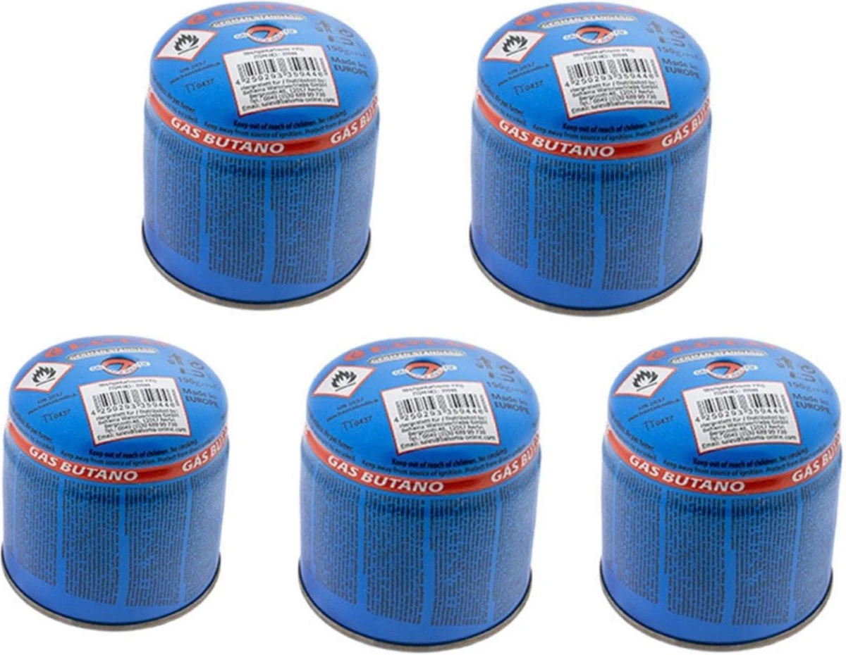 5x Maximum 360ML/190gram Butane - Cartouche De Gaz Propane Cartouche De Gaz De 6,7 Oz Bouteille De Gaz Butane Réservoir De Piquage Réservoir De Gaz De Camping Pour Cuisinière Ou Barbecue 3 5x Maximum 360ML/190gram Butane - Cartouche De Gaz Propane Cartouche De Gaz De 6,7 Oz Bouteille De Gaz Butane Réservoir De Piquage Réservoir De Gaz De Camping Pour Cuisinière Ou Barbecue