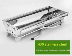 Borvat® | Barbecue Et Friture Barbecue à Dual Usage | Barbecue Au Charbon Extérieur Portable | Convient Pour 5 à 10 Personnes En Marche, Pique-nique, Camping, Barbecue. -Magasin D'Accessoires Pour Barbecue 1200x937