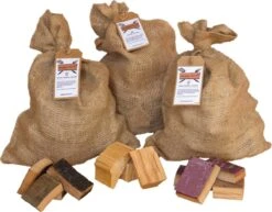 Assortiment De Morceaux | Cerises, Vin, Whisky | BBQ | Bois De Fumée | Paquet Cadeau