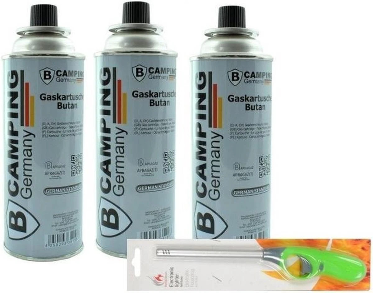 Benson 3x Bouteille De Gaz Désherbant Gaz Butane - 227 Gr - Bidon De Gaz Avec Briquet 3 Benson 3x Bouteille De Gaz Désherbant Gaz Butane - 227 Gr - Bidon De Gaz Avec Briquet