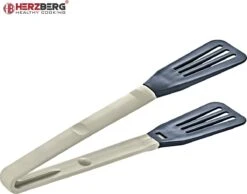 Herzberg Cooking HG-2N1CK4GRE : Pince à Vaisselle En Nylon Gris 2 En 1 -Magasin D'Accessoires Pour Barbecue 1200x942 2