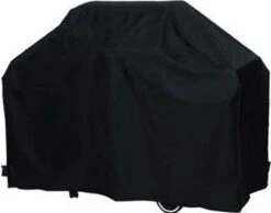 Housse De Protection Pour Barbecue - 100 X 60 X 150 Cm - Noir - Avec Cordon De Serrage