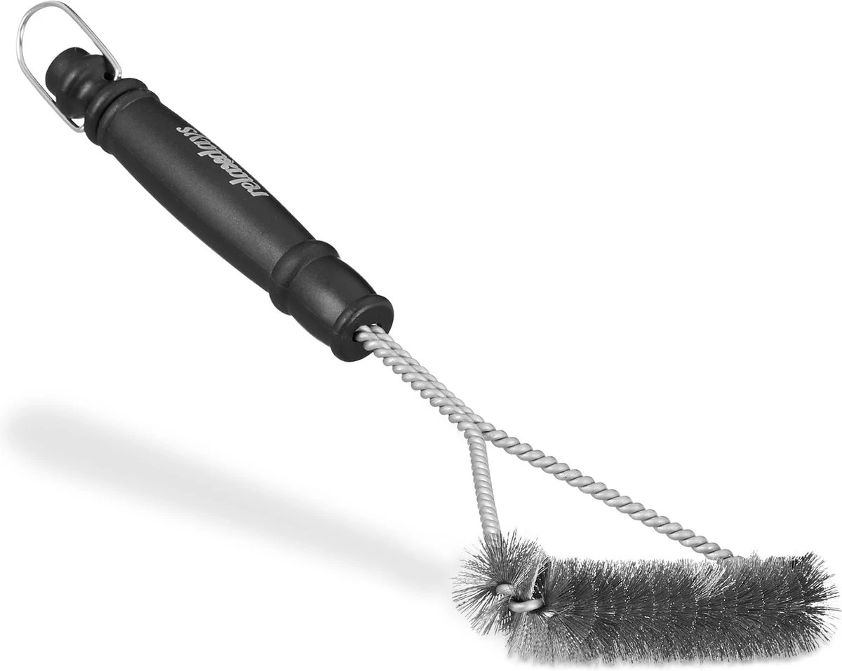Relaxdays 3x Bbq Brush Triangle - Brosse Métallique - Brosse Métallique Brosse De Nettoyage Barbecue 4 Relaxdays 3x Bbq Brush Triangle - Brosse Métallique - Brosse Métallique Brosse De Nettoyage Barbecue – Image 2