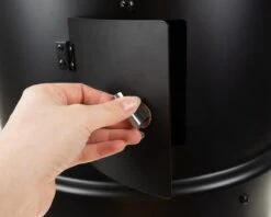 Barbecue Fumeur - BBQ Charbon De Bois - Fumeur Barbecue - Fumeur Barbecue - Fumeur - Four à Grill - Fumeur à Grill - Barbecue De Jardin 3en1 - Fumeur Barbecue - Fumeur Barbecook XL - Couvercle Avec Thermomètre - Zwart - 45x80cm -Magasin D'Accessoires Pour Barbecue 1200x961