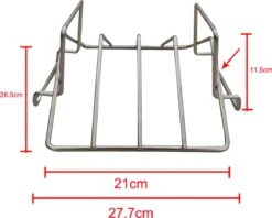 BBQNovation Multifonctionnel En Acier Inoxydable Rib Rack / Rib Rack -Magasin D'Accessoires Pour Barbecue 1200x963 1