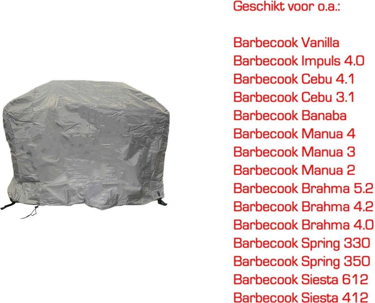 COVER UP HOC Diamond Bbq Cover Waterproof - 150x56x105 Cm - Avec Sangles Et Cordon De Serrage Storm 8 COVER UP HOC Diamond Bbq Cover Waterproof - 150x56x105 Cm - Avec Sangles Et Cordon De Serrage Storm – Image 6