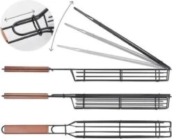 Pince Pour Grille De BBQ - Pinces Pour BBQ - Accessoires Pour BBQ - Grille De Serrage - Convient Pour La Viande, Les Légumes Et Le Poisson - Acier Inoxydable - Manche En Bois - 2 Pièces 13 Pince Pour Grille De BBQ - Pinces Pour BBQ - Accessoires Pour BBQ - Grille De Serrage - Convient Pour La Viande, Les Légumes Et Le Poisson - Acier Inoxydable - Manche En Bois - 2 Pièces -Magasin D'Accessoires Pour Barbecue 1200x970 1