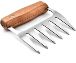 GrillX Luxe Meat Claws - Manche En Bois - Griffes à Viande En Acier Inoxydable - Broyeur à Viande - Porc Effiloché, Poulet - Accessoires De BBQ 8 GrillX Luxe Meat Claws - Manche En Bois - Griffes à Viande En Acier Inoxydable - Broyeur à Viande - Porc Effiloché, Poulet - Accessoires De BBQ -Magasin D'Accessoires Pour Barbecue 1200x992 2