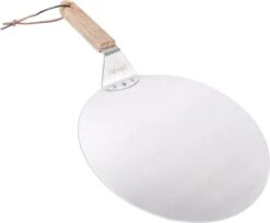 Pelle à Pizza Ronde En Acier Inoxydable Pour BBQ Et Four - Manche En Bois - Spatule à Pizza - Pelle à Pizza - Pelle à Gâteau - Spatule -Magasin D'Accessoires Pour Barbecue 1200x992 3