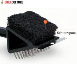 GrillCulture® Brosse Barbecue 3 En 1 Avec Grattoir - Brosse Pour Gril - Brosse De Nettoyage - Grattoir Et Nettoyant Pour Barbecue - Accessoires Pour Barbecue - Barbecue -Magasin D'Accessoires Pour Barbecue 1200x995 2