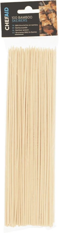 Aide-cuisinier | 3 X 100 Brochettes De Bamboe Longues | Brochettes De Bambou| Durable Et Respectueux De L'environnement -Magasin D'Accessoires Pour Barbecue 308x1200