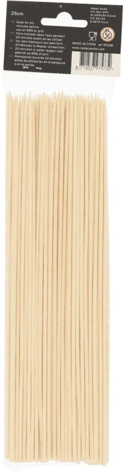 Aide-cuisinier | 3 X 100 Brochettes De Bamboe Longues | Brochettes De Bambou| Durable Et Respectueux De L'environnement -Magasin D'Accessoires Pour Barbecue 314x1200