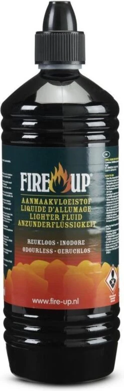 Fluide D'allumage Fire-Up Pour Barbecue Et Cuisinière 1 Litre - Pack Avantage 2 Pièces