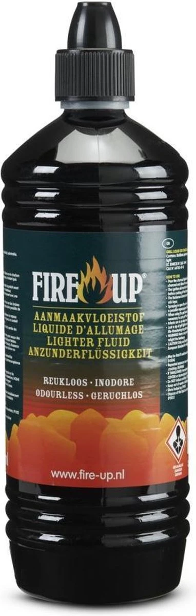 Fluide D'allumage Fire-Up Pour Barbecue Et Cuisinière 1 Litre - Pack Avantage 2 Pièces 3 Fluide D'allumage Fire-Up Pour Barbecue Et Cuisinière 1 Litre - Pack Avantage 2 Pièces