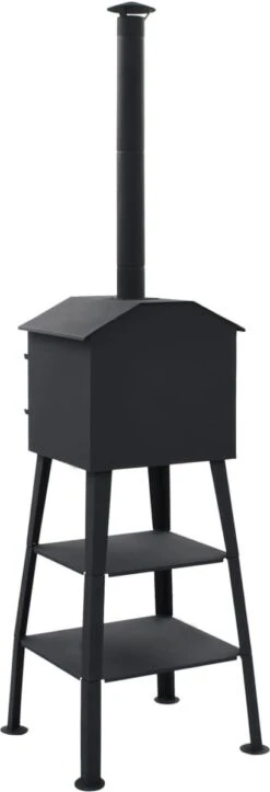 Prolenta Premium - Four à Pizza à Charbon Pour L'extérieur Avec 2 Briques En Chamotte - Maison Et Jardin -Magasin D'Accessoires Pour Barbecue 410x1200