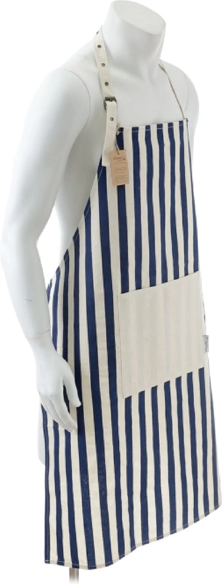 Mijncadeautje - Tablier Cadeau - Tablier Texte - Tablier De Cuisine - 100% Coton Bio - Rayé Bleu - 90 X 68 Cm - Moustache De Kok - Avec Prénom 4 Mijncadeautje - Tablier Cadeau - Tablier Texte - Tablier De Cuisine - 100% Coton Bio - Rayé Bleu - 90 X 68 Cm - Moustache De Kok - Avec Prénom – Image 2