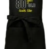 KARIBAN Cadeau D'âge - Tablier De Cuisine De Luxe - Tablier De BBQ - Anniversaire - Awesome 80 Ans - Noir -Magasin D'Accessoires Pour Barbecue 457x1200 3