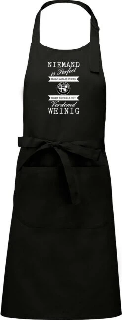 KARIBAN Mijncadeautje - Tablier De Luxe - Personne N'est Parfait - Alfa Romeo - Noir