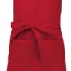 KARIBAN Mon Cadeau - Tablier De Cuisine - Mijncadeautje De Cuisine - "Royal Chef" - Rouge - Vierge - Non Imprimé - Polyester / Coton - (75 X 85 Cm) -Magasin D'Accessoires Pour Barbecue 460x1200