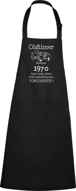 Mijncadeautje Tablier De Cuisine De Luxe Oldtimer 1970